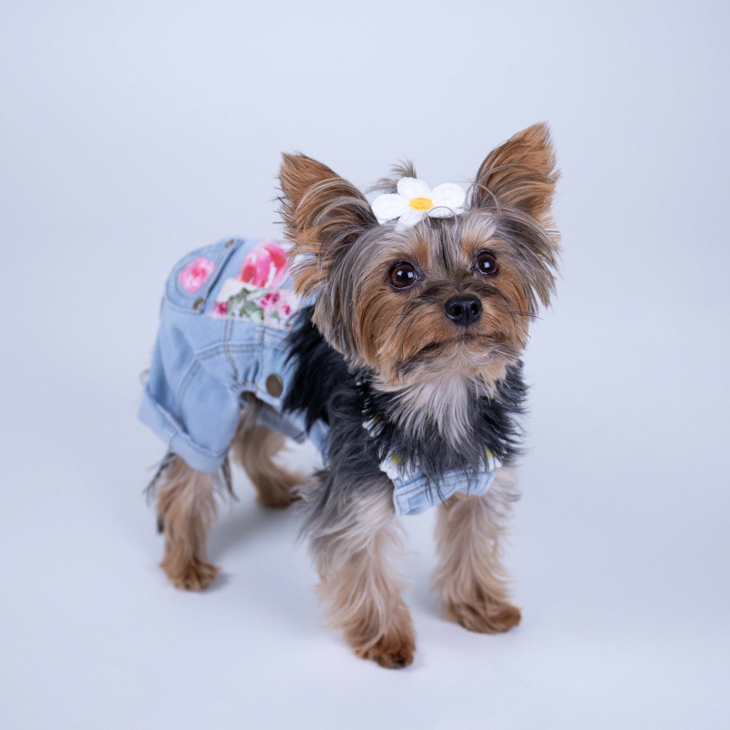 Floral Patchwork Overalls