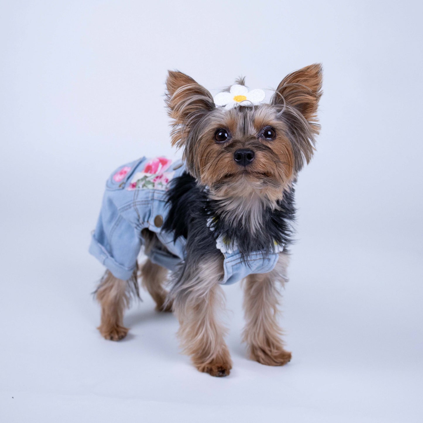 Floral Patchwork Overalls