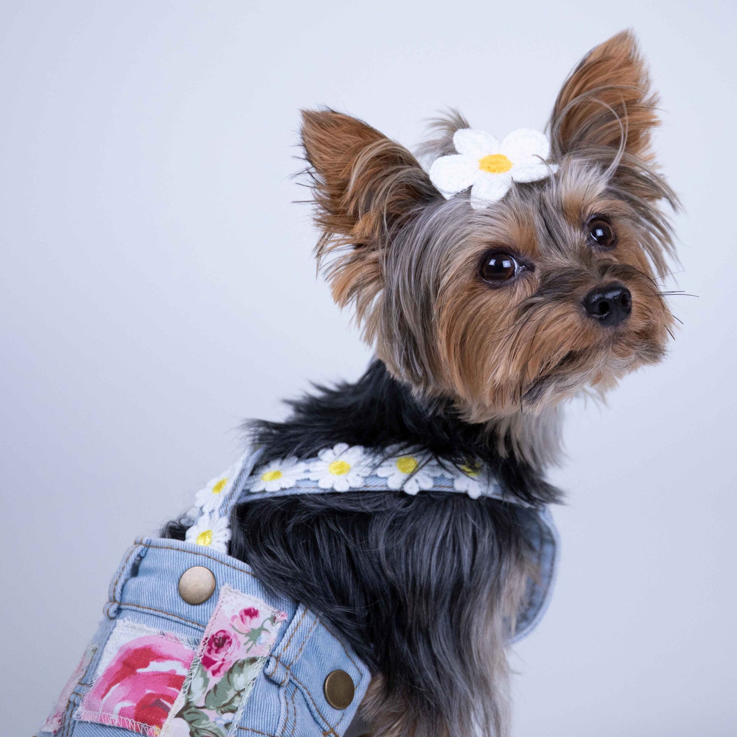 Floral Patchwork Overalls