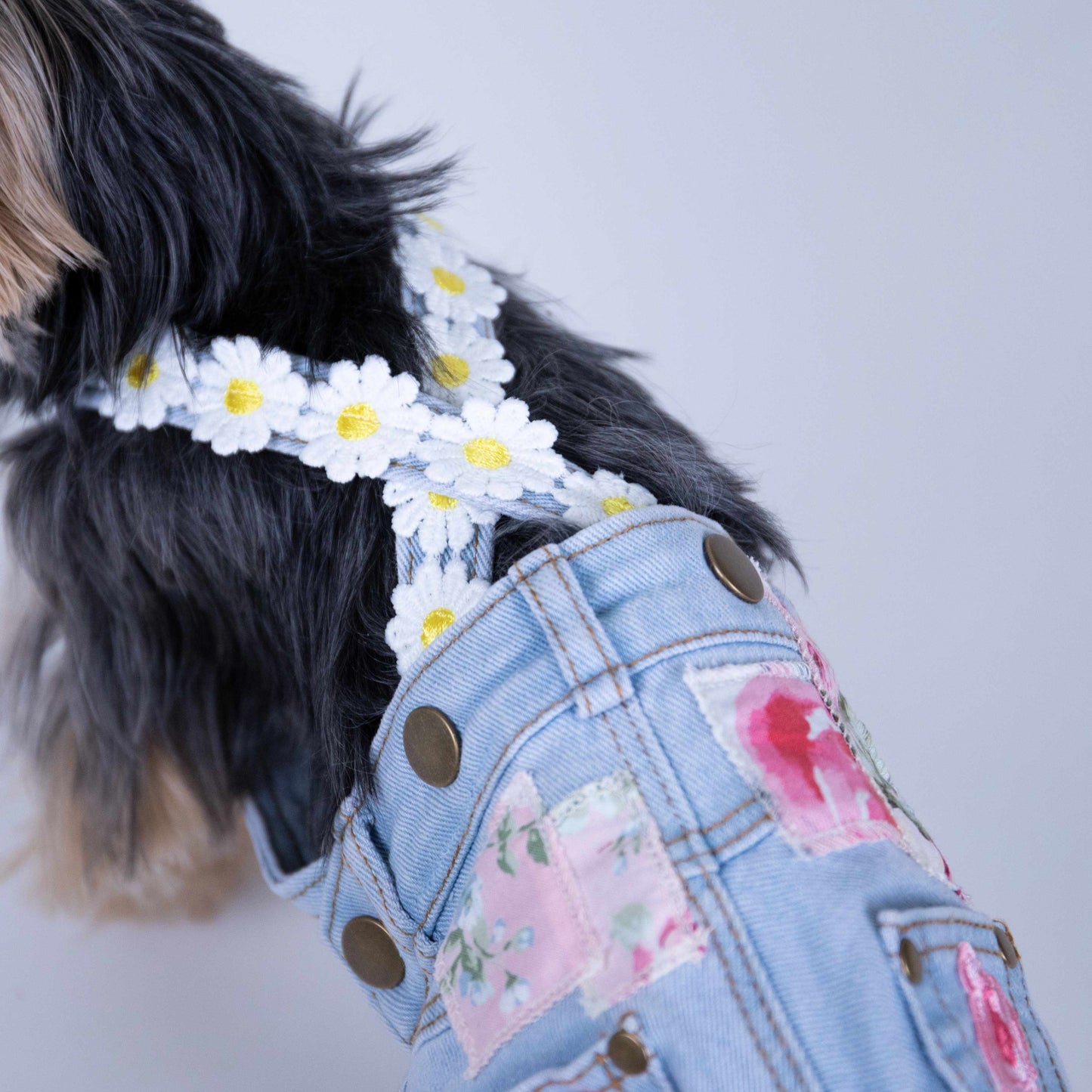Floral Patchwork Overalls