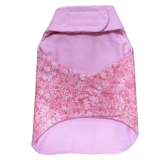 Pink Floral Calico Harness