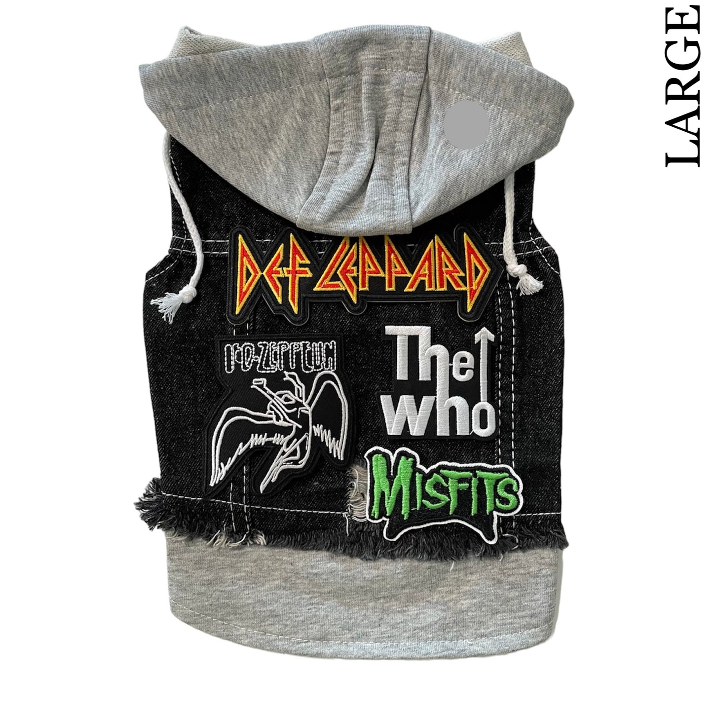 Black Rocker Hoodie - DEF LEPPARD