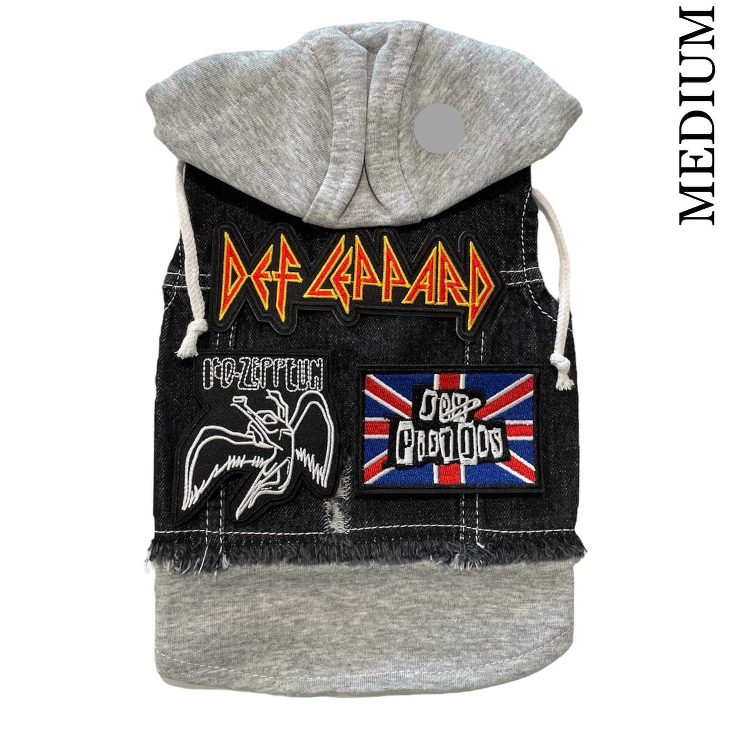 Black Rocker Hoodie - DEF LEPPARD