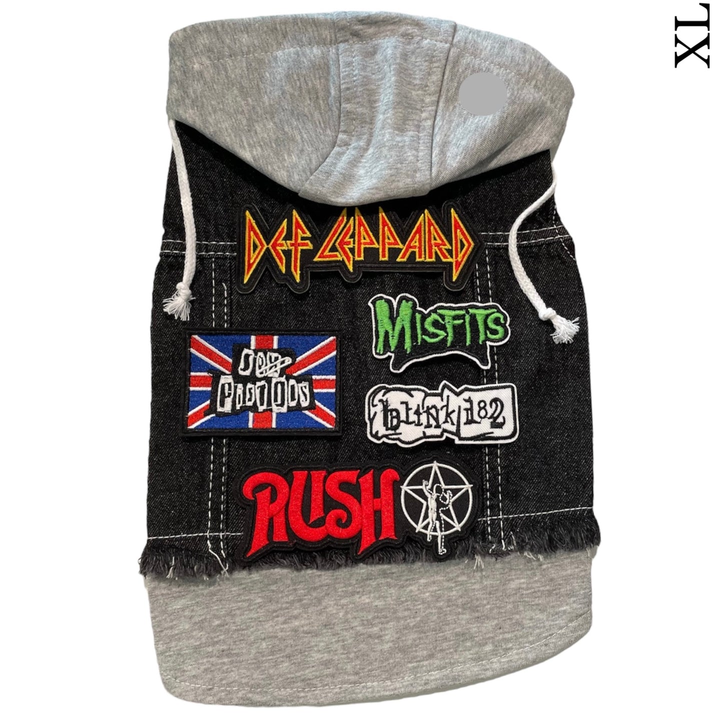 Black Rocker Hoodie - DEF LEPPARD