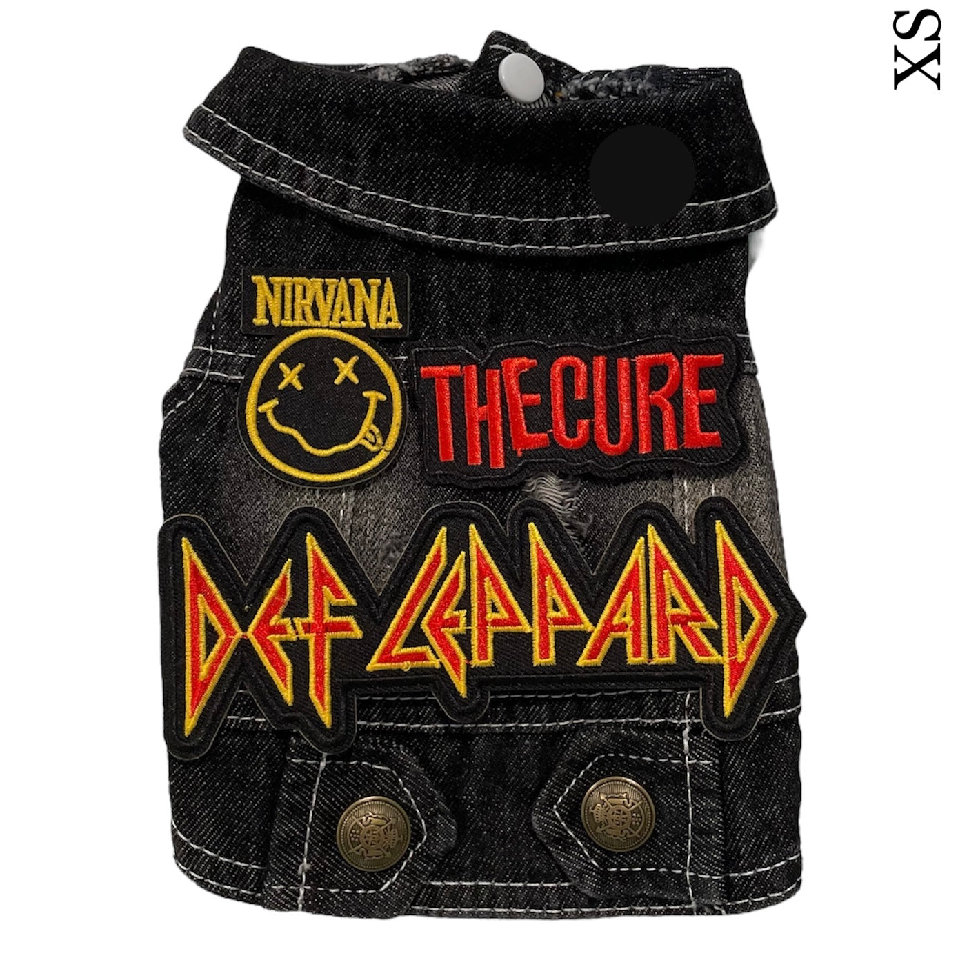 Denim Rocker Vest - DEF LEPPARD