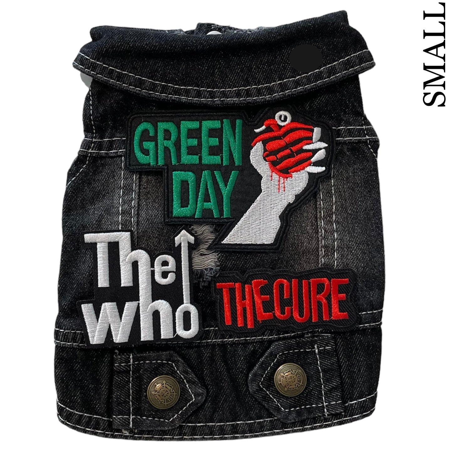 Denim Rocker Vest - GREEN DAY