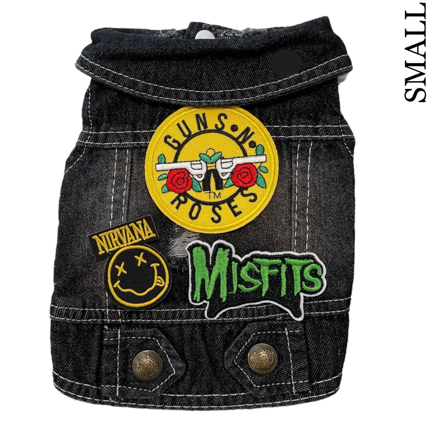 Denim Rocker Vest - GUNS N' ROSES