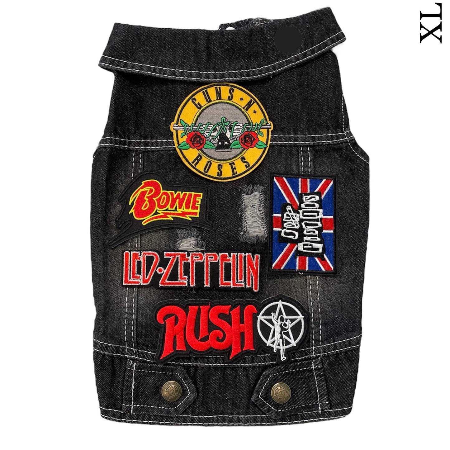 Denim Rocker Vest - GUNS N' ROSES