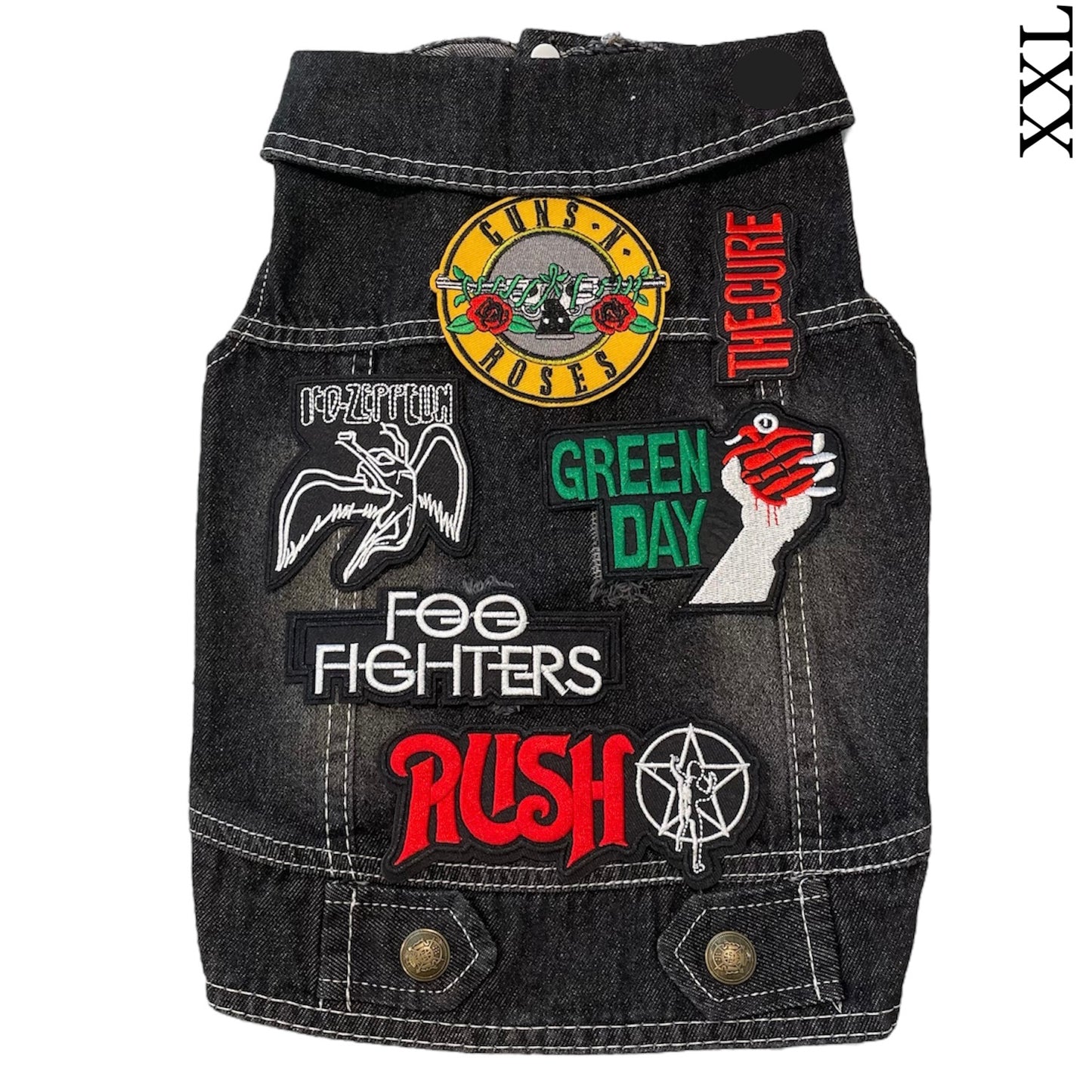 Denim Rocker Vest - GUNS N' ROSES