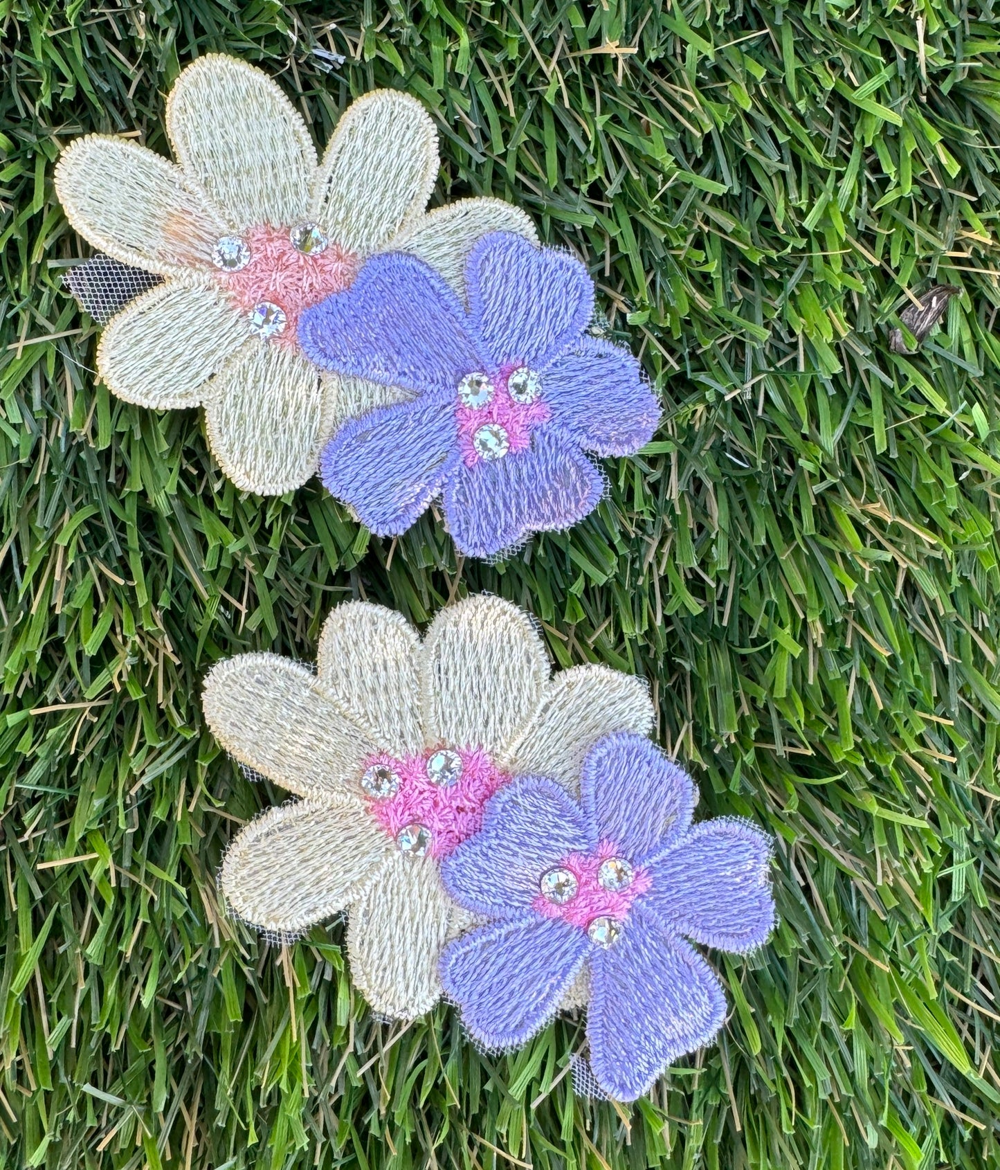 Spring Flower Hair Clips