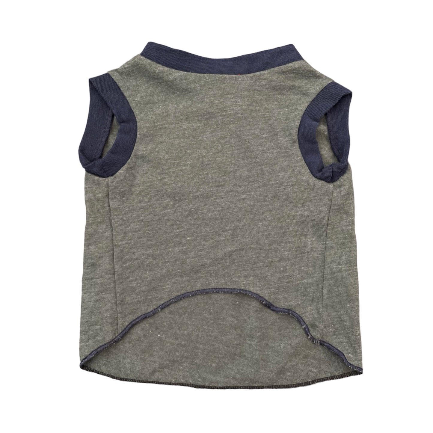 Upcycled Dog Tank - S "HIM HEARTAGRAM"