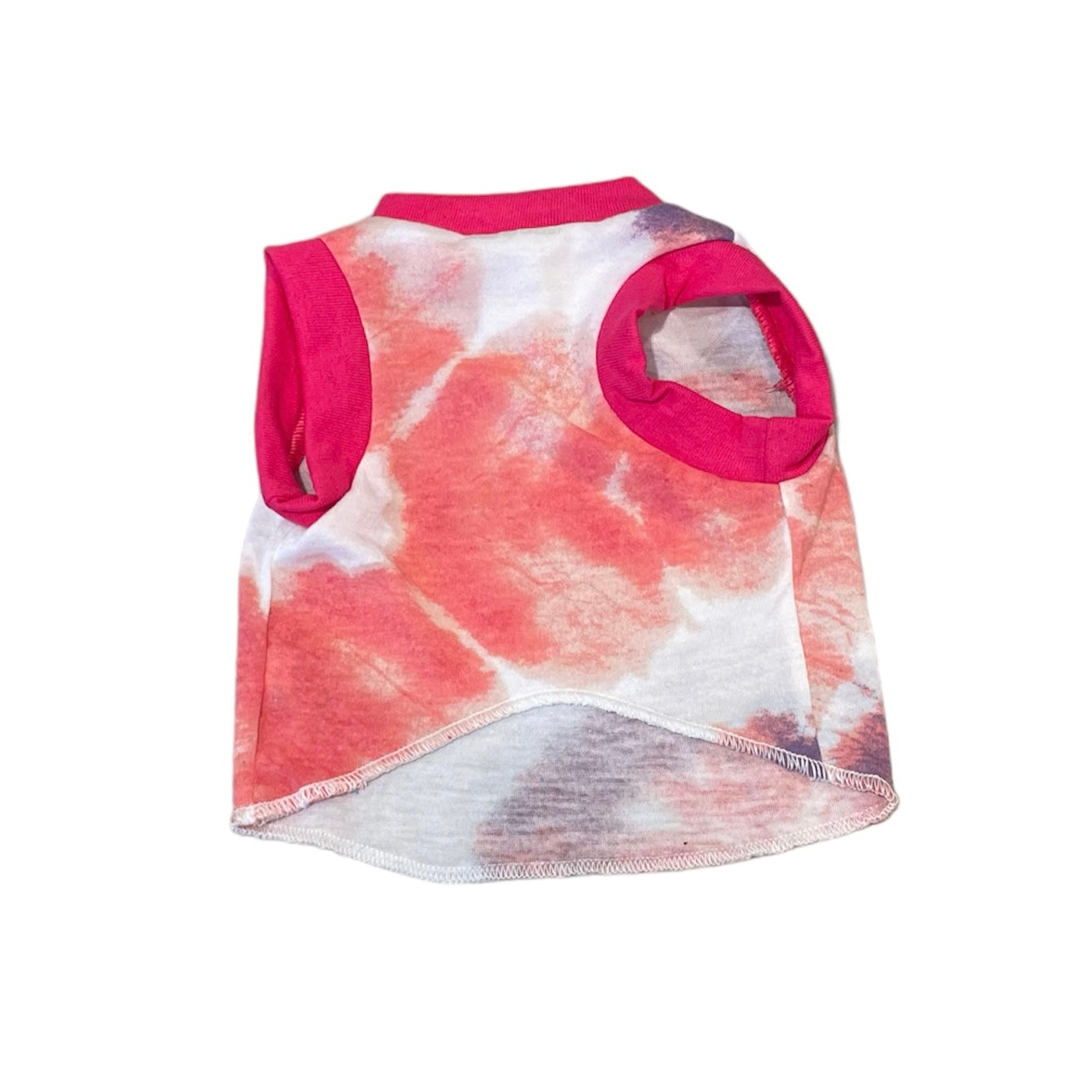 Upcycled Dog Tank - XS "ACDC DYE"