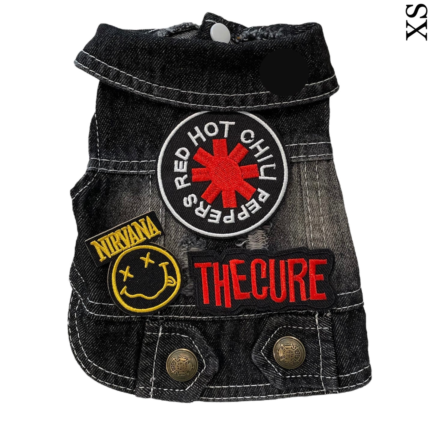Denim Rocker Vest - RED HOT CHILI PEPPERS