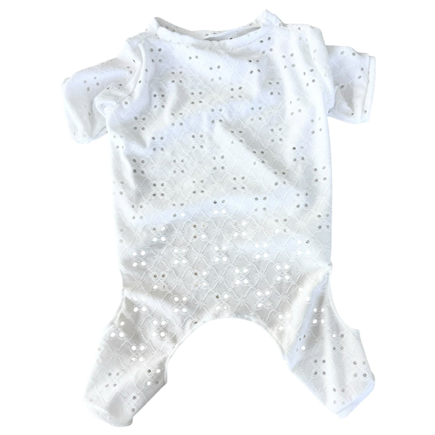 White Eyelet Pajama