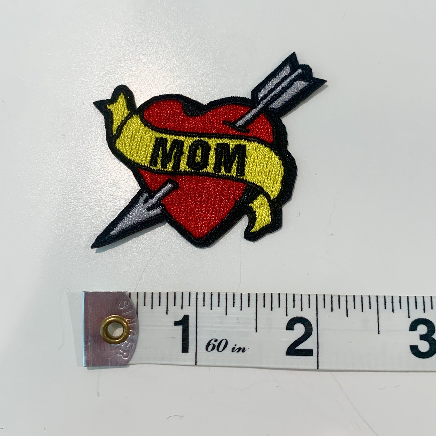 Mom Heart Patch (3 design options)