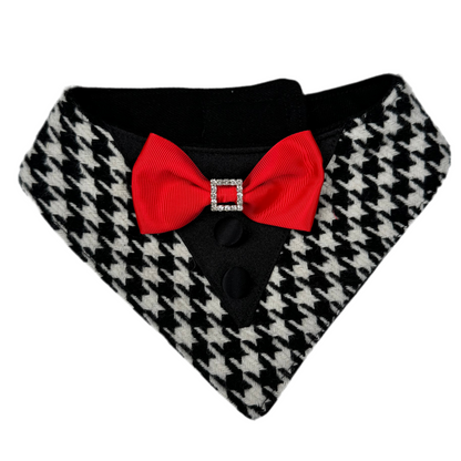 Royal Houndstooth Bandana