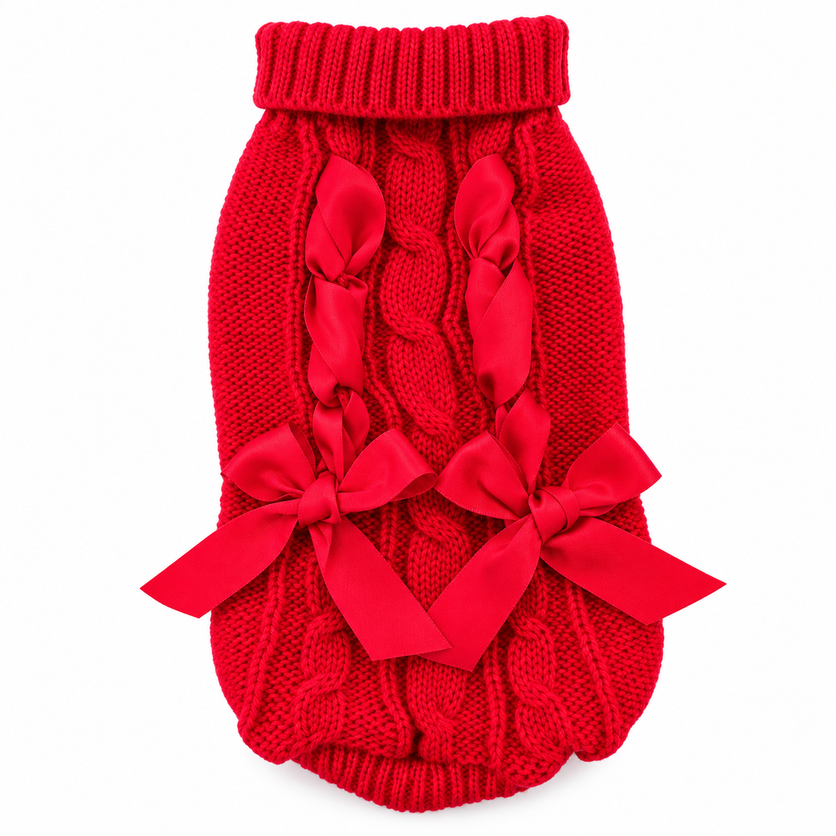 Red Love Pack Ribbon Sweater