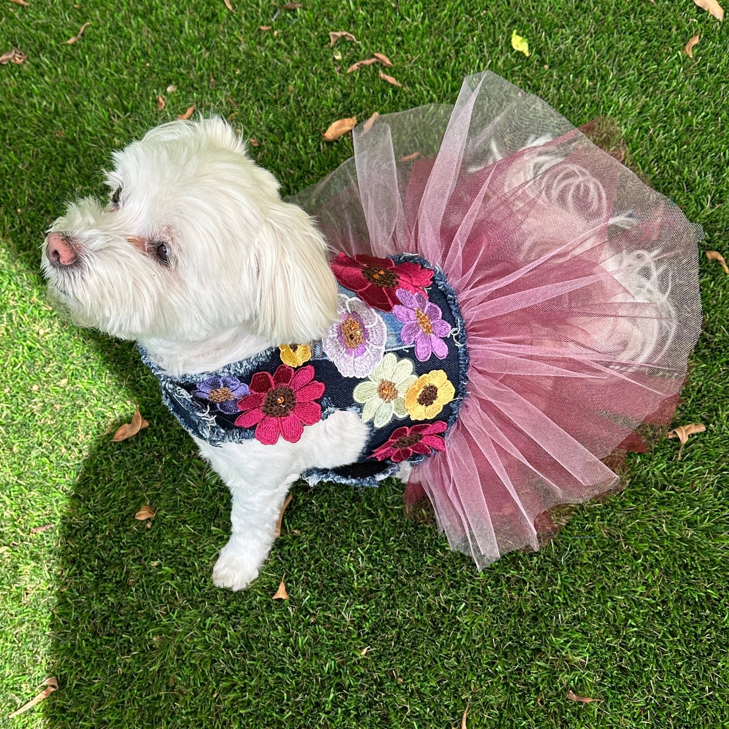 Plum Prosecco Bouquet Dress