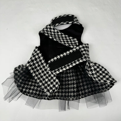 Royal Houndstooth Dress