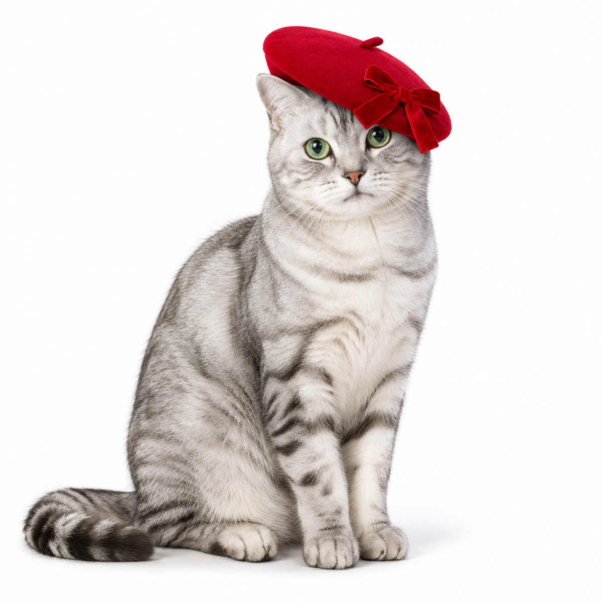 Beret with Bow
