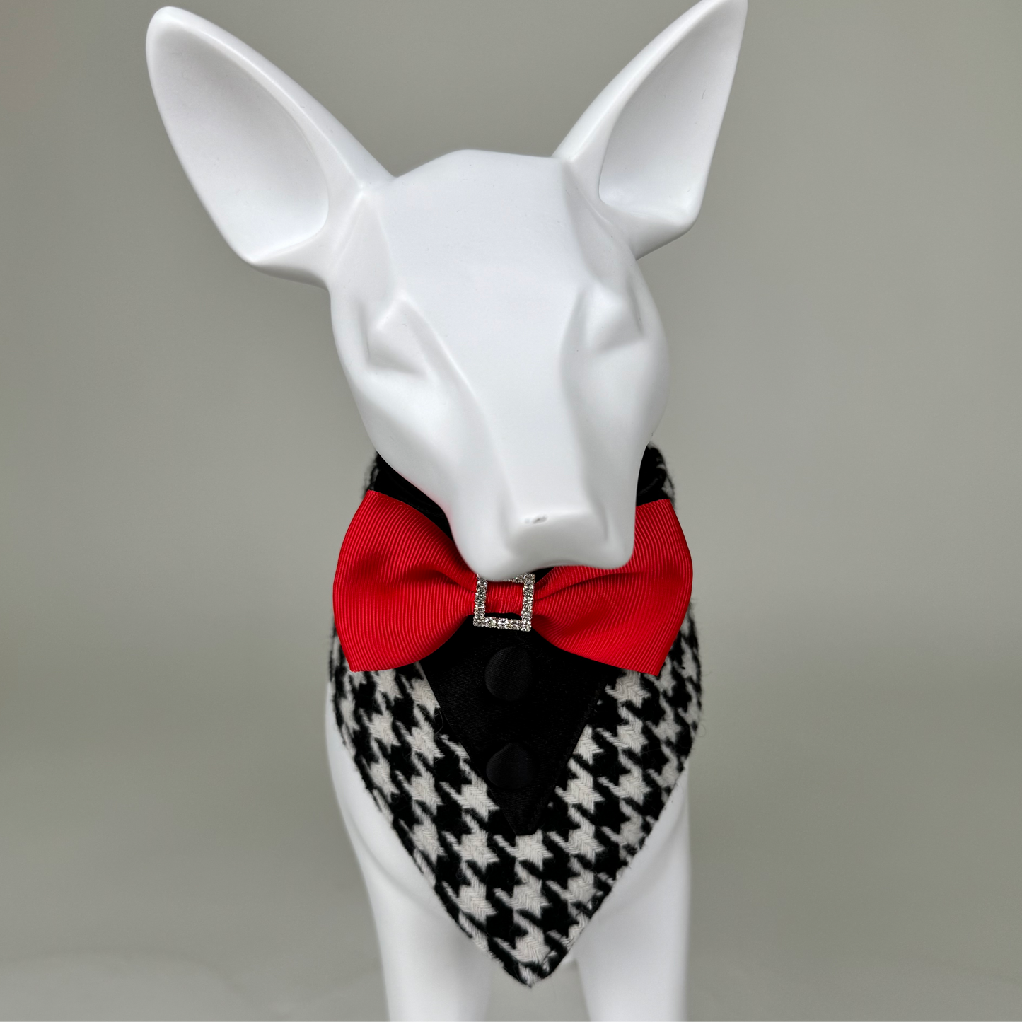 Royal Houndstooth Bandana