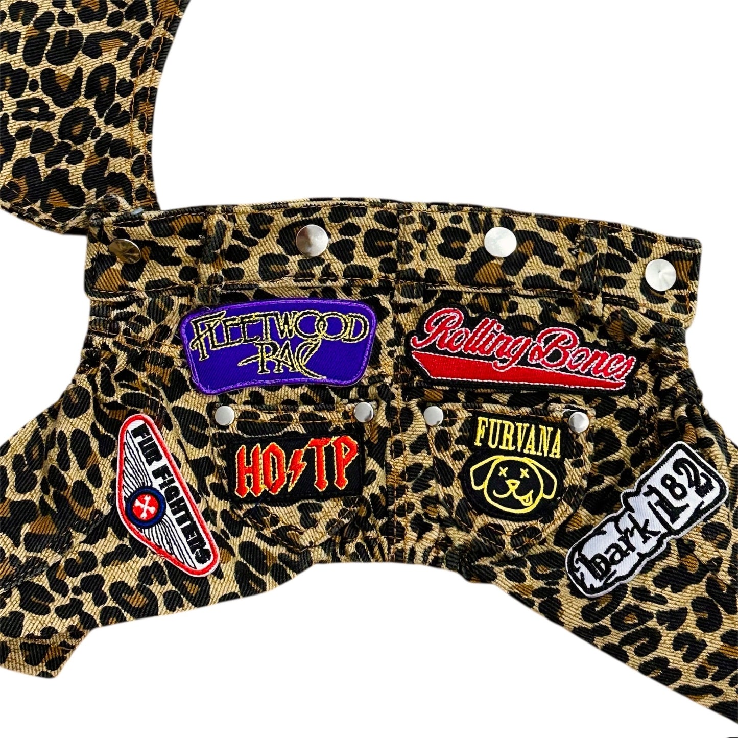 Ruff & Roll Animal Print Overalls