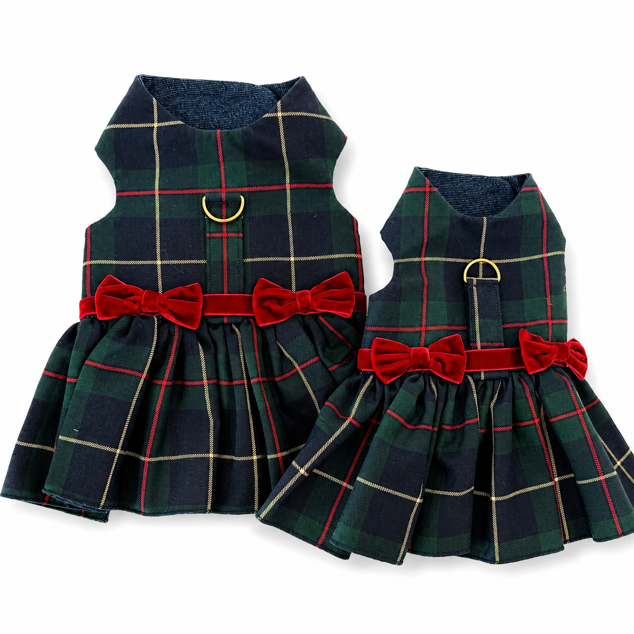 Green Plaid Dress
