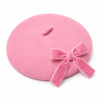 Beret with Bow
