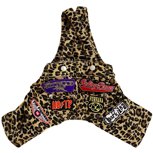 Ruff & Roll Animal Print Overalls