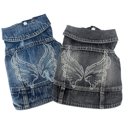 Rhinestone Wings Vest