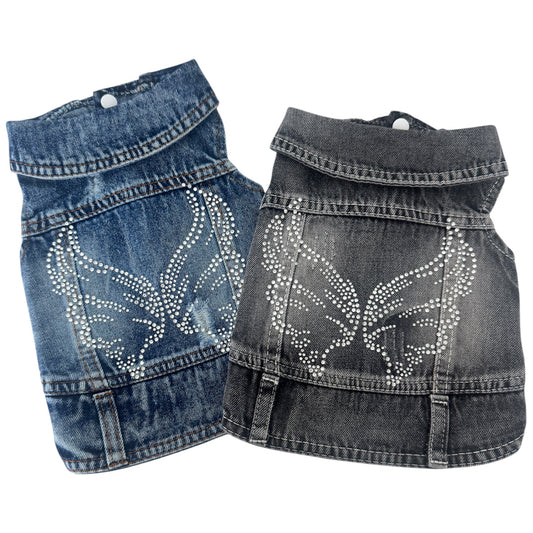 Rhinestone Wings Vest