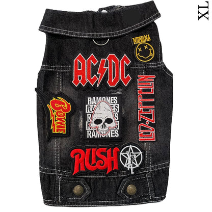 Denim Rocker Vest - AC/DC