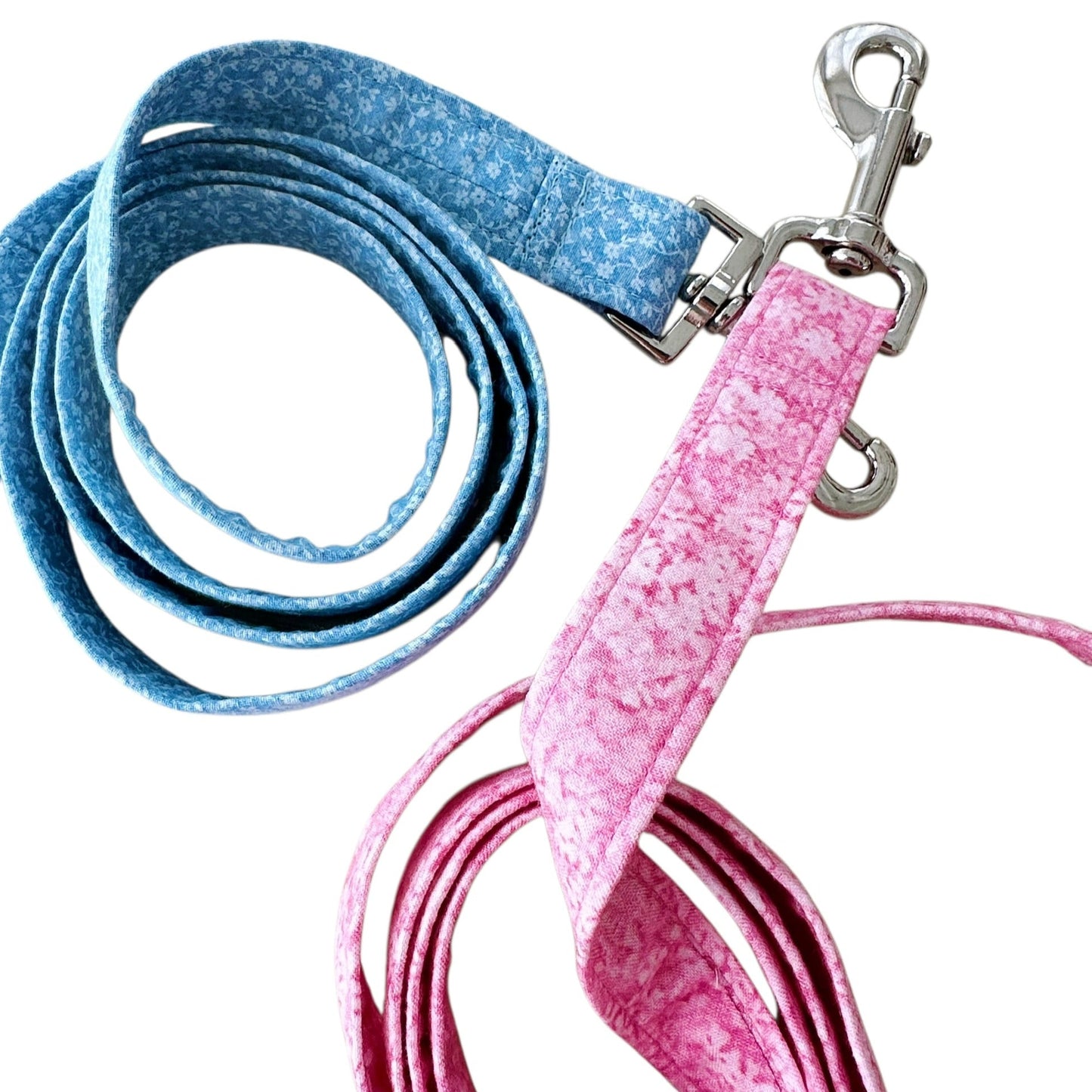 Pink Floral Calico Leash