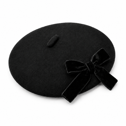Beret with Bow