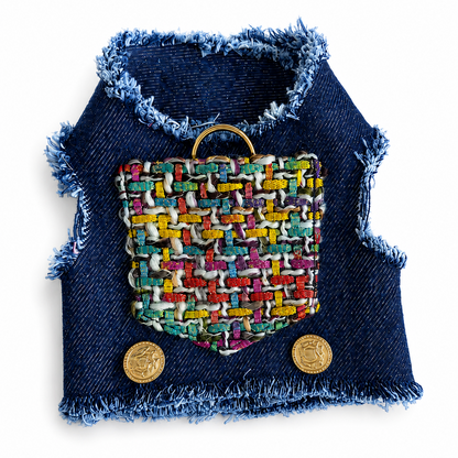 Denim and Tweed Couture Harness