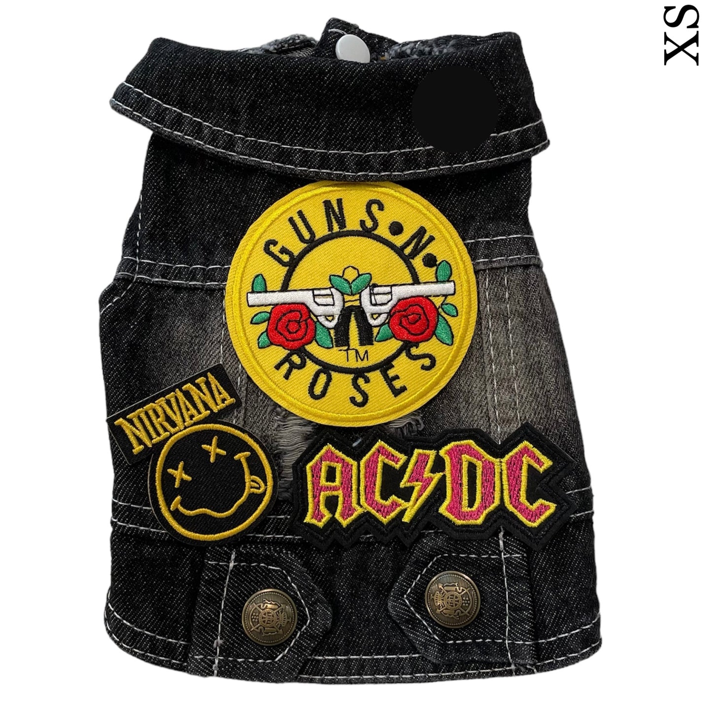 Denim Rocker Vest - GUNS N' ROSES