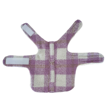 Plaid Fleece Coat