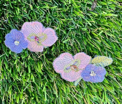 Spring Flower Hair Clips