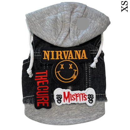 Black Rocker Hoodie - NIRVANA