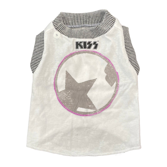 Upcycled Dog Tank - S "KISS (STARCHILD)"