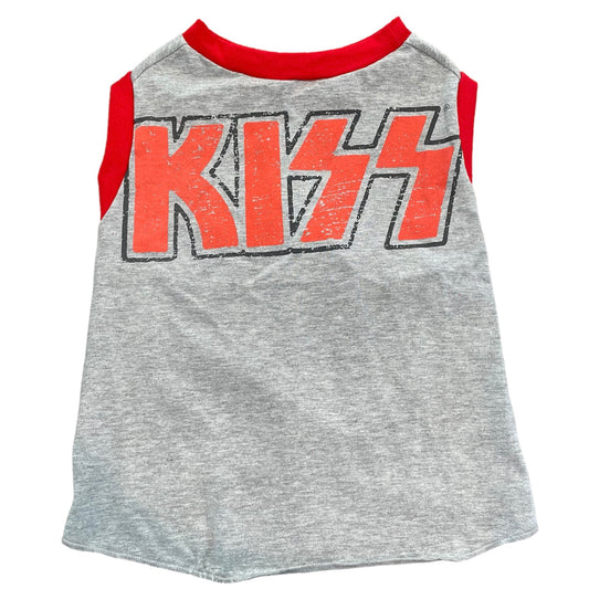 Upcycled Dog Tank - XL "KISS STANDARD"