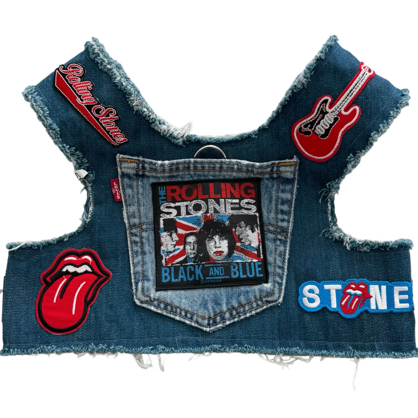 Denim Harness - Rolling Stones