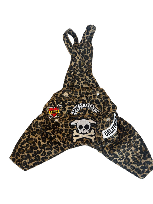 Animal Print Pups of Anarchy Overall
