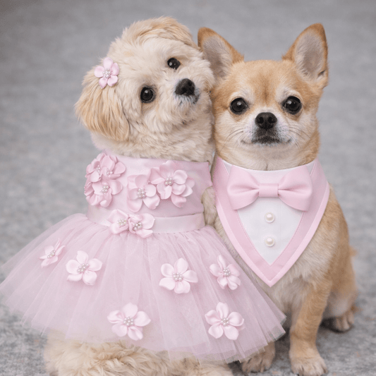 Pink Ceremony Tuxedo Bandana