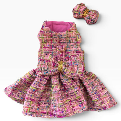 The Paris Multi Tweed Couture Dress