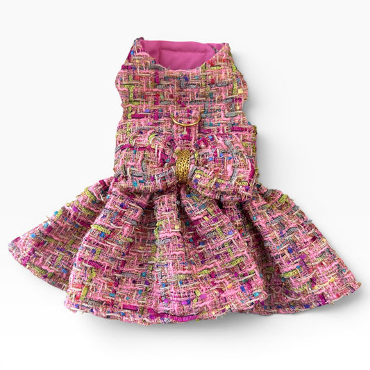 The Paris Multi Tweed Couture Dress