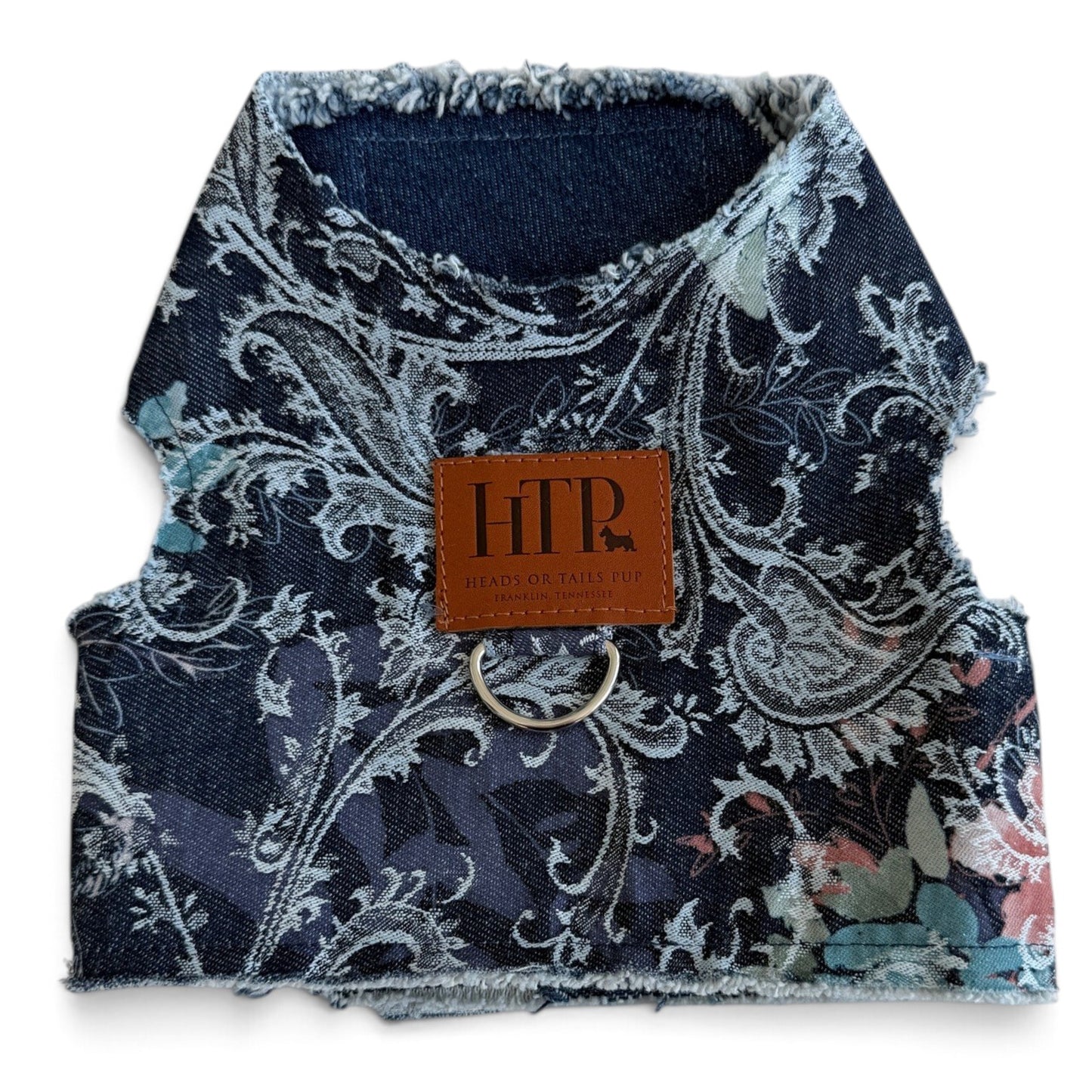 Printed Paint Denim Harness