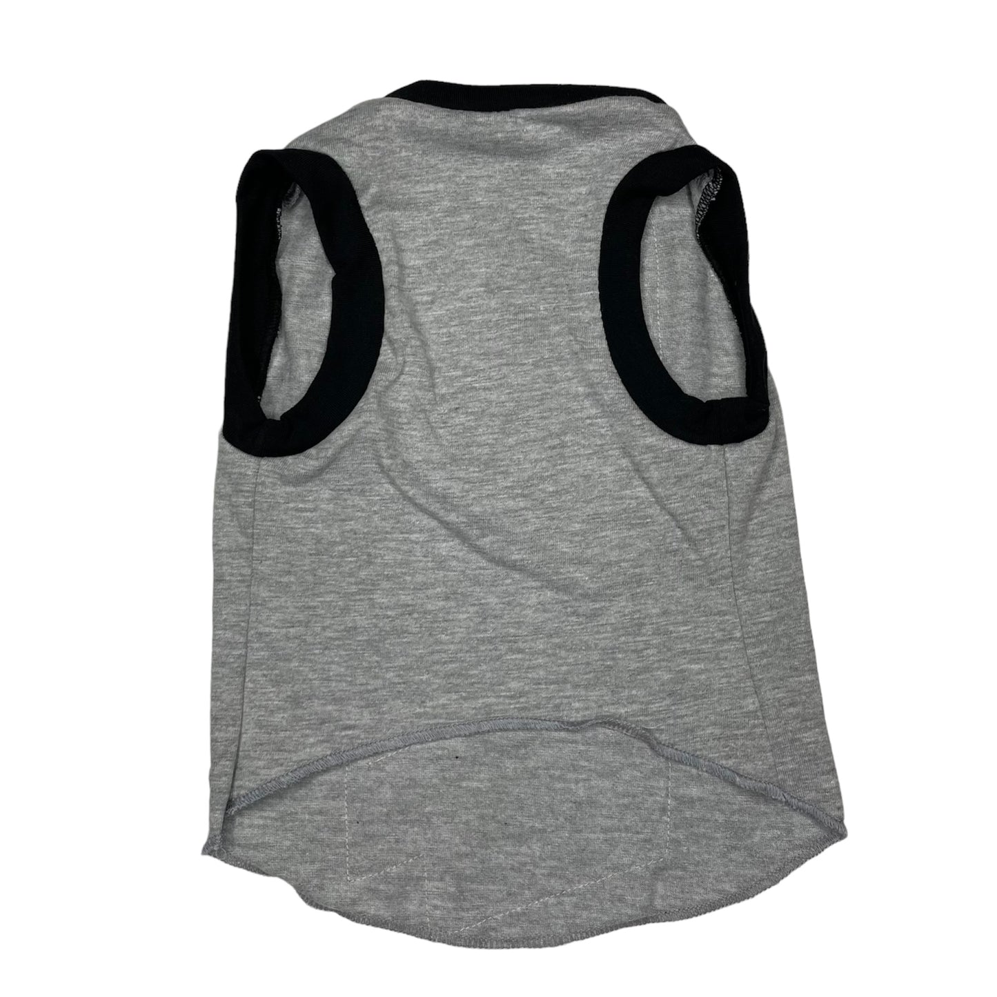 Upcycled Dog Tank - L "KISS VERTICAL"