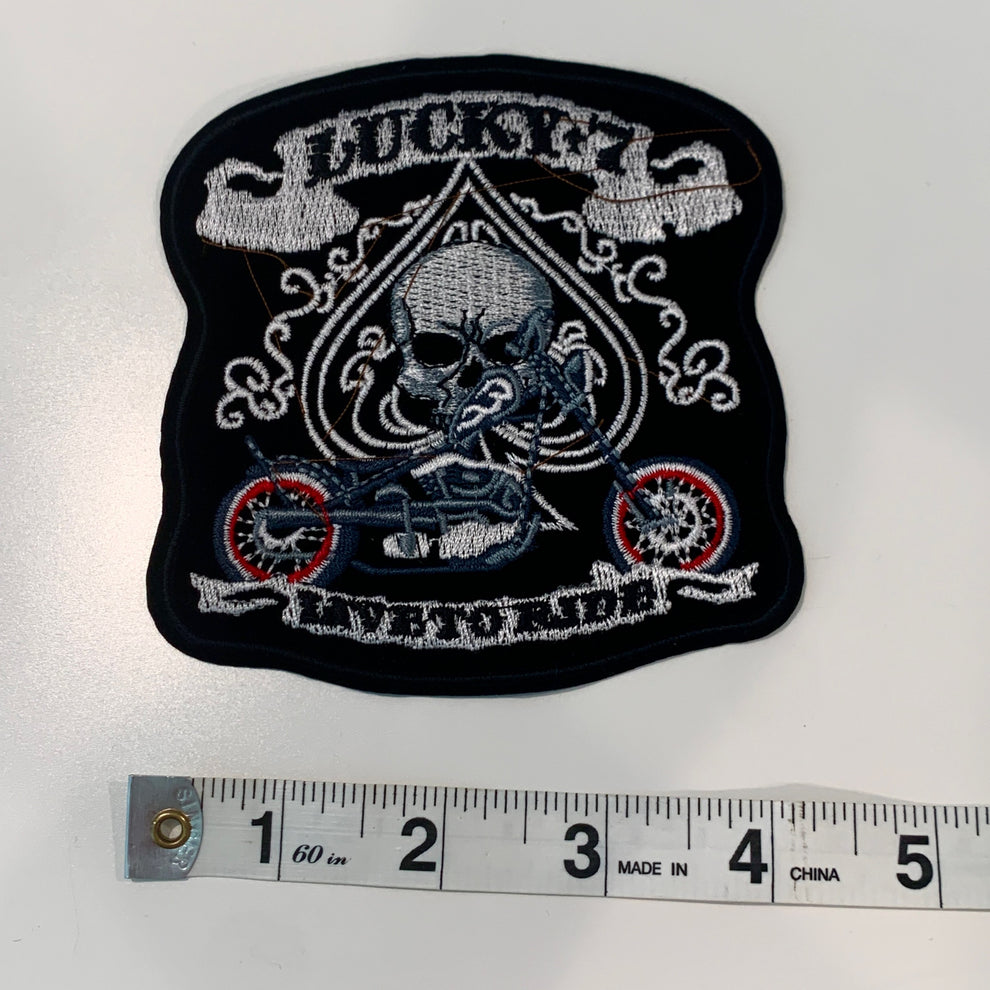 Biker Patch (2 design options) – Heads or Tails Pup