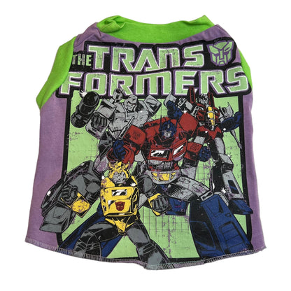 Upcycled Dog Tank - S "TRANSFORMERS"
